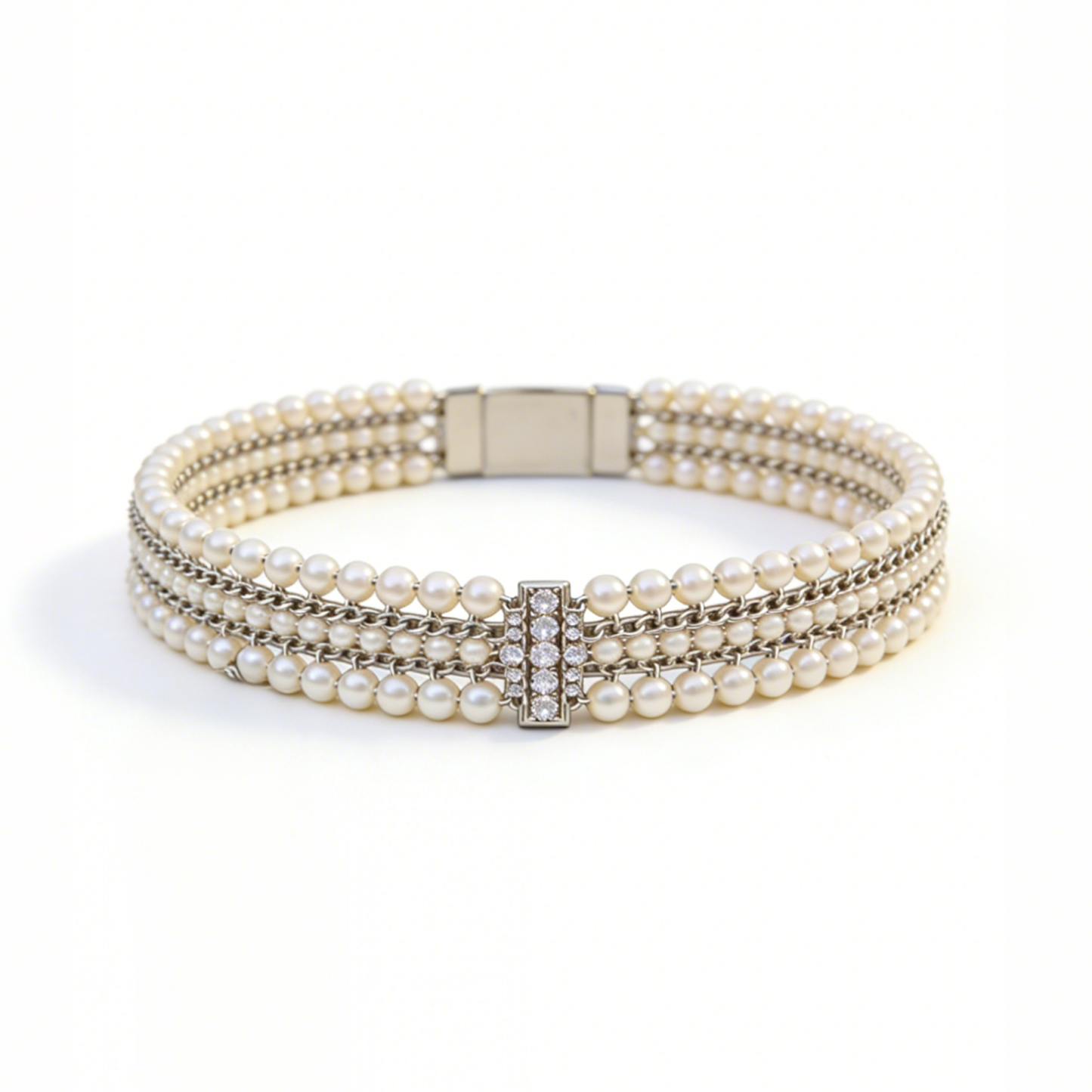 Multi-Strand Pearl Waist Belt