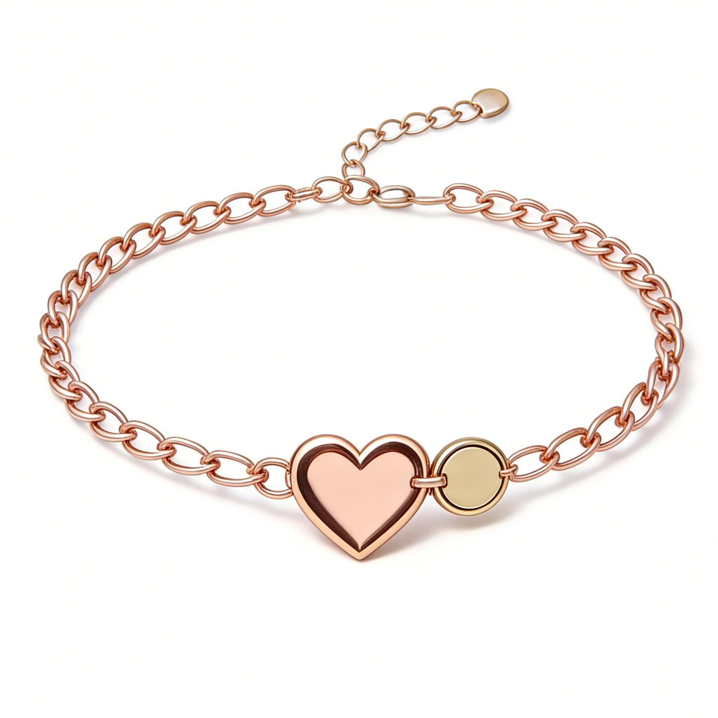 Two-Tone Heart Waist Chain