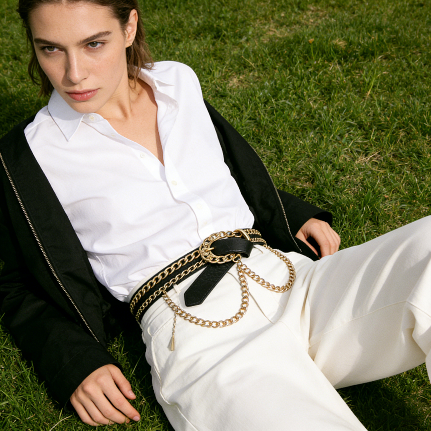 Punk Multi-Layer Chain Belt