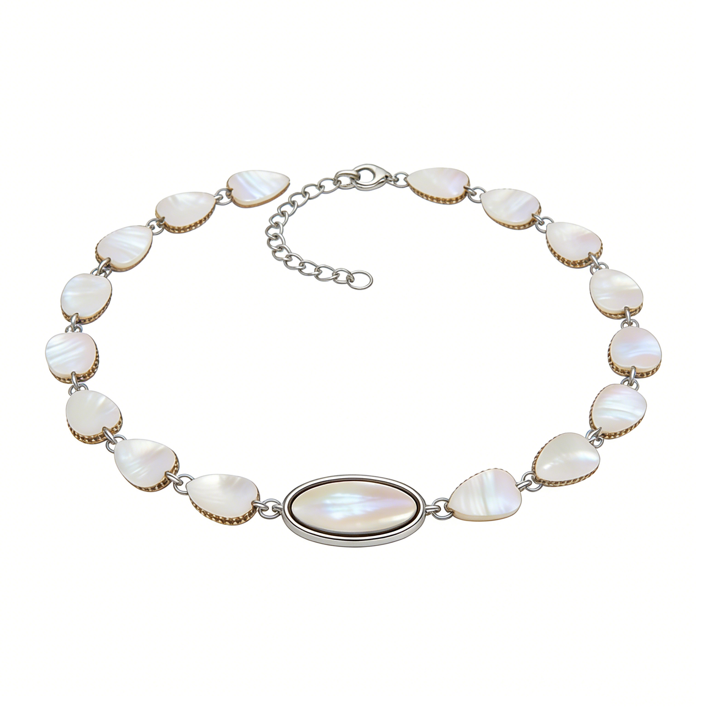 Teardrop Shell Bead Waist Chain