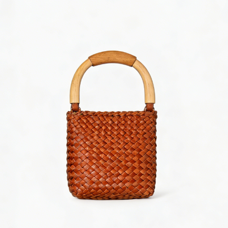 Caramel Vintage Woven Bag